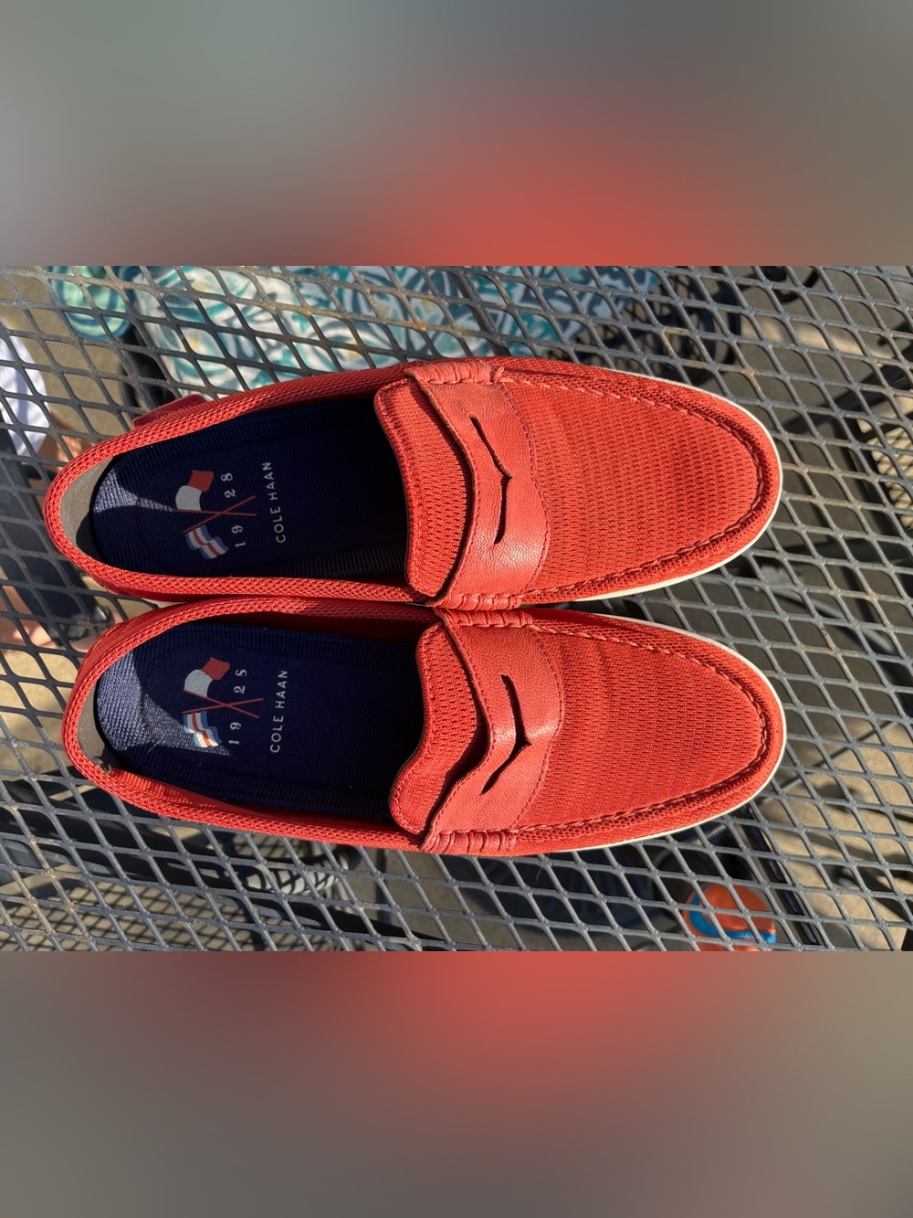 Cole Haan Canvas/Leather Loafers